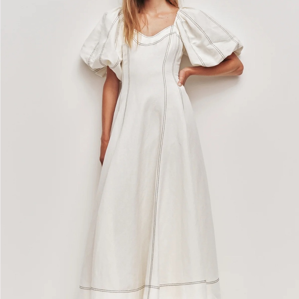 Aje Moderna Midi Dress